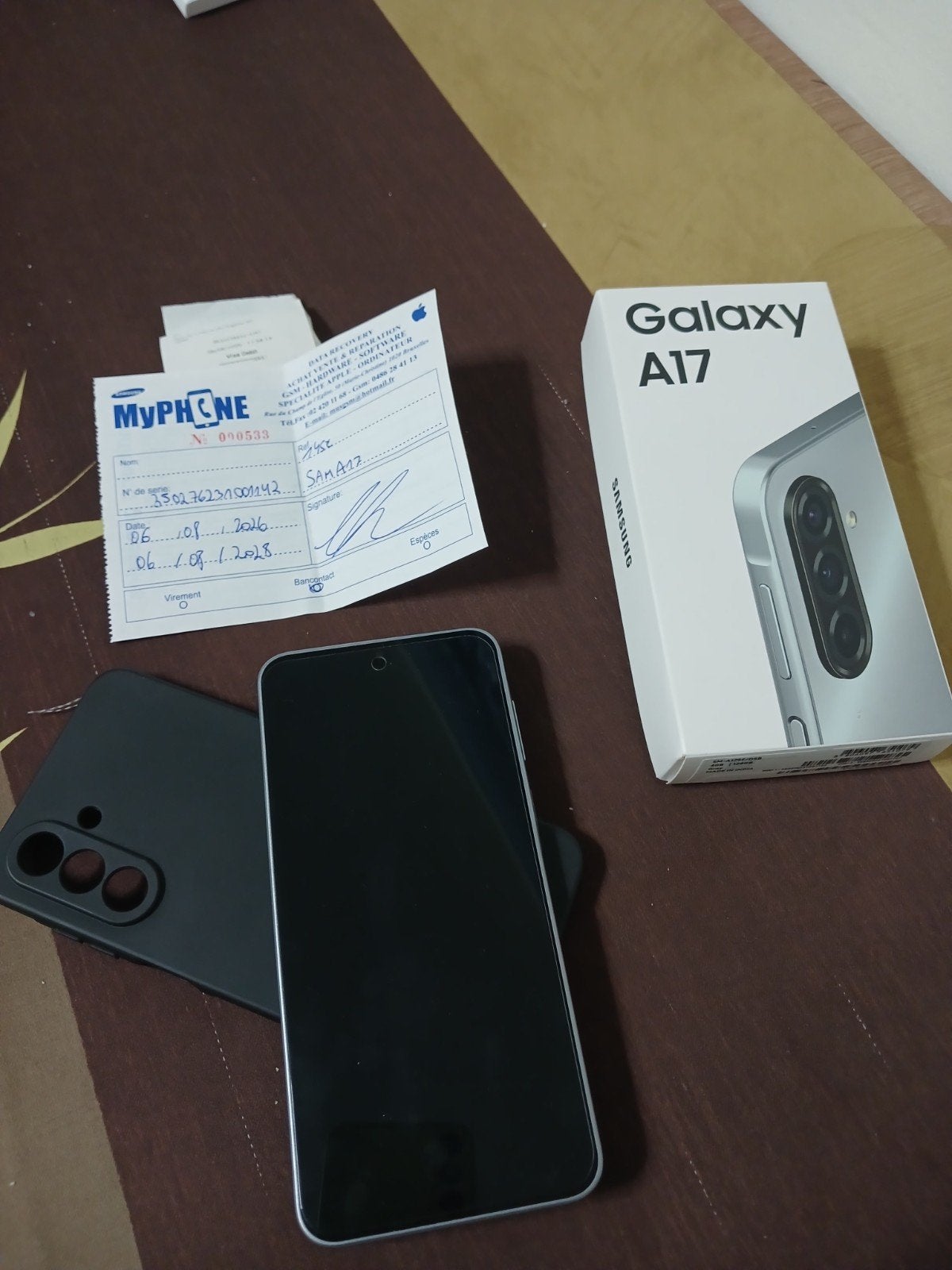 Samsung A17 128GB 5G sous garantie, Neuf, Enlèvement ou Envoi, Sans abonnement, Sans simlock