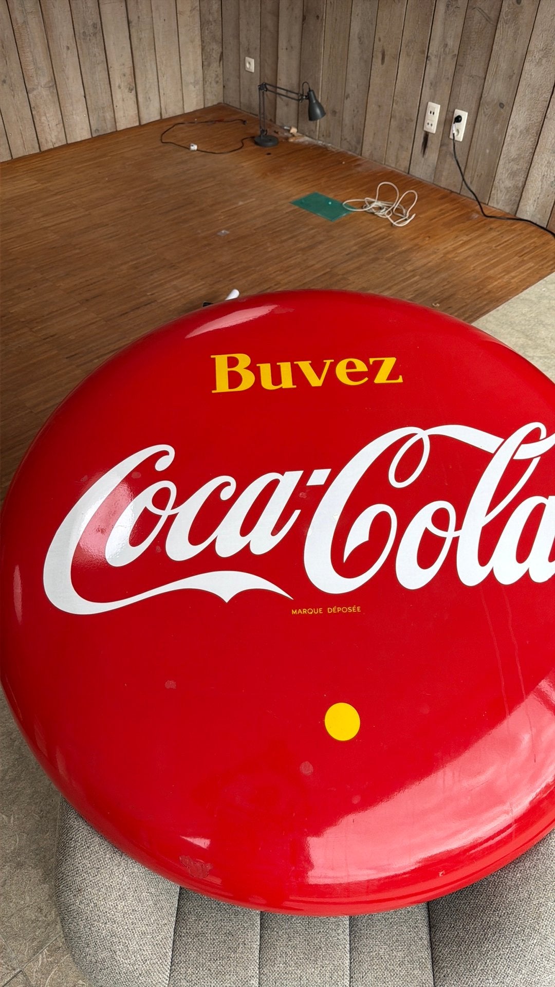 Coca cola, 125cm uit Canada, Verzamelen, Ophalen, Gebruikt, Reclamebord