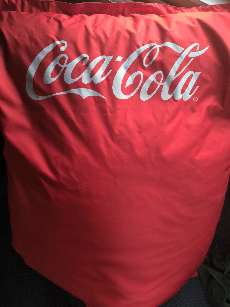 poufe Coca cola très grand, Enlèvement, Utilisé, Autres types