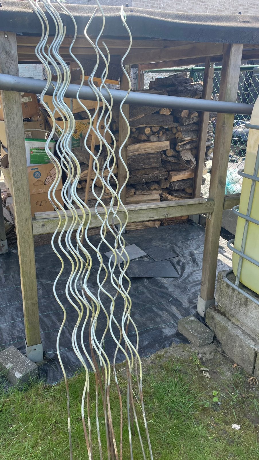 15 spirales de tomates, Jardin & Terrasse, Enlèvement, Utilisé