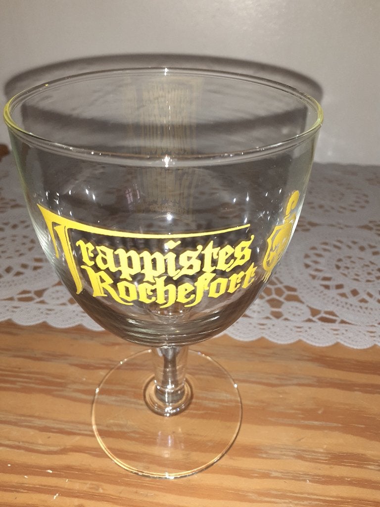 Verre Trappiste Rochefort, Verzamelen, Biermerken, Ophalen, Zo goed als nieuw, Glas of Glazen, Overige merken