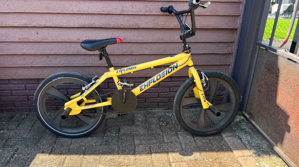 BMX kinderfiets van 9 tot 12 Jaar, Ophalen, Explosion, Velgrem, 16 tot 20 inch