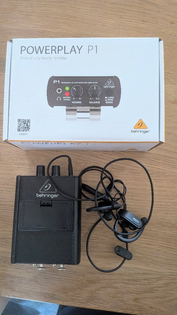 Amplificateur de retour In-Ear Behringer Powerplay P1, Enlèvement ou Envoi, Utilisé, Autres types