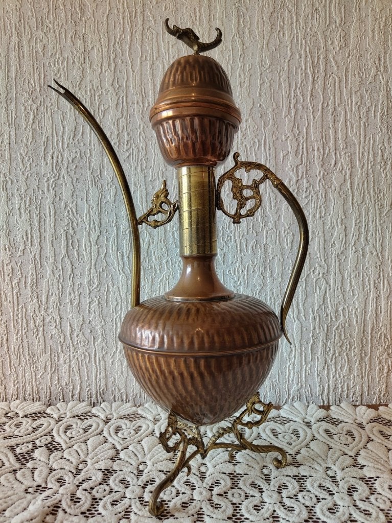 koperen waterkan, Ophalen, Koper