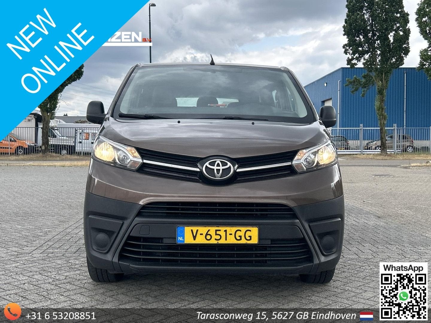 Toyota PROACE Worker 2.0 D-4D Cool Comfort Long DC | € 8.450, Bruin, Electronic Stability Program (ESP), Bedrijf, Toyota