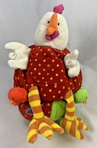 Jouet Lilliputiens Ophélie Poulet avec 4 poussins, Overige karakters, Autres marques, Rouge, Comme neuf