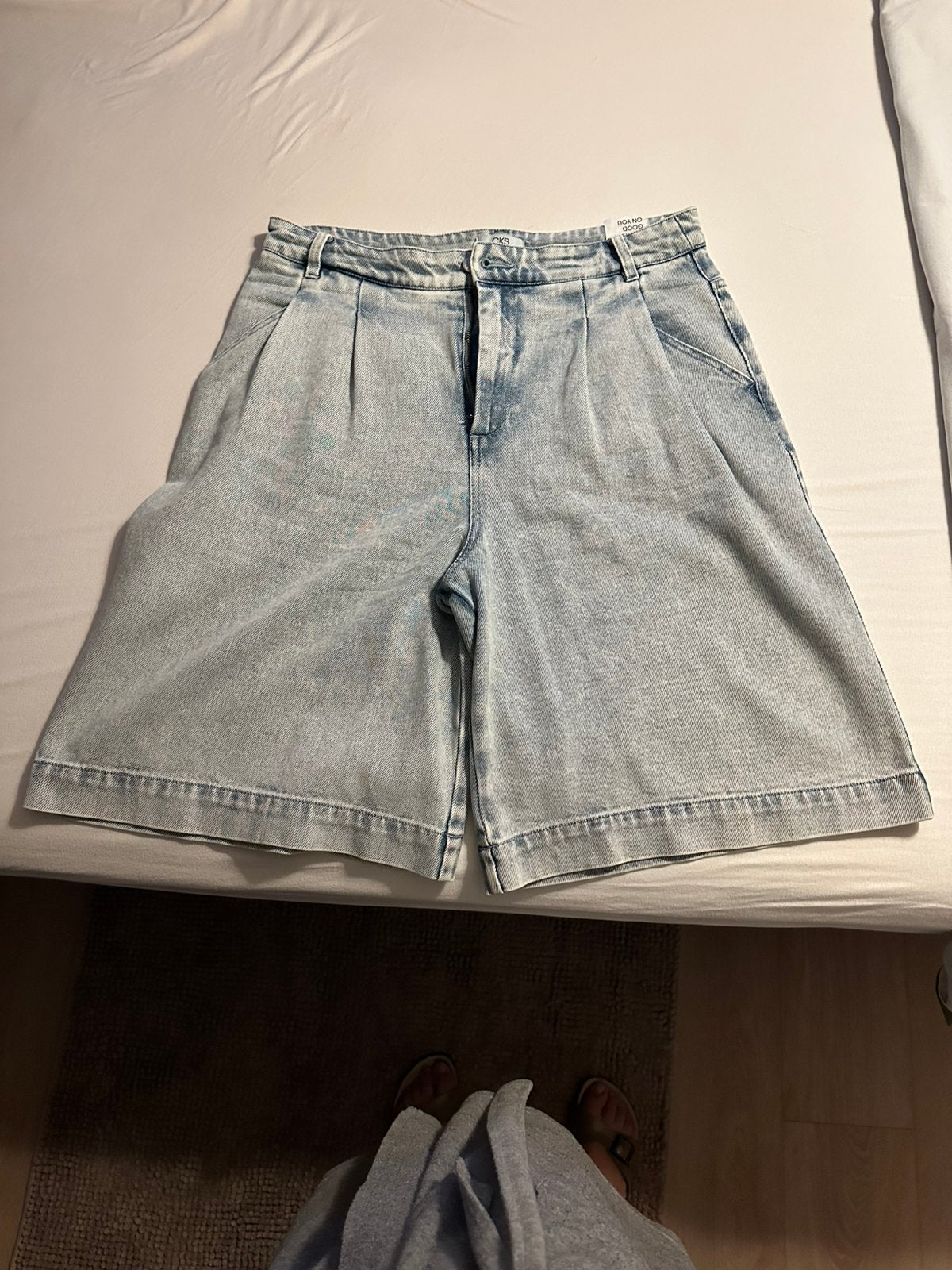 Jeansbroek met brede pijpen, Kleding | Dames, Ophalen of Verzenden, Zo goed als nieuw
