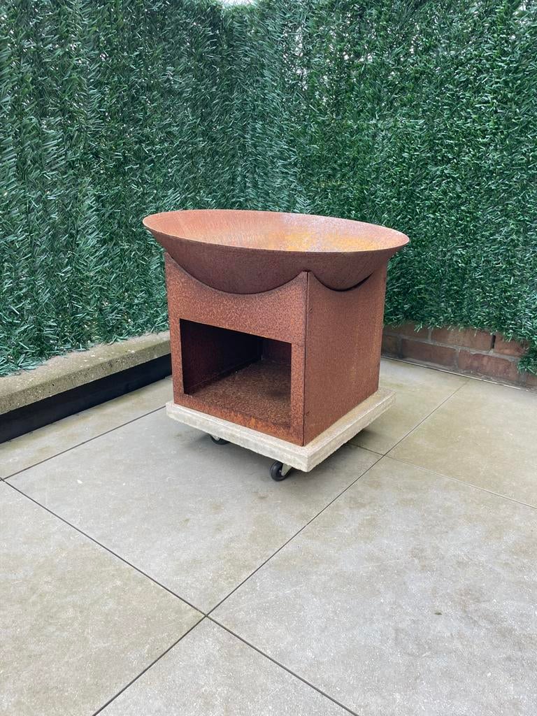 Vuurkorf, Tuin en Terras, Ophalen, Zo goed als nieuw