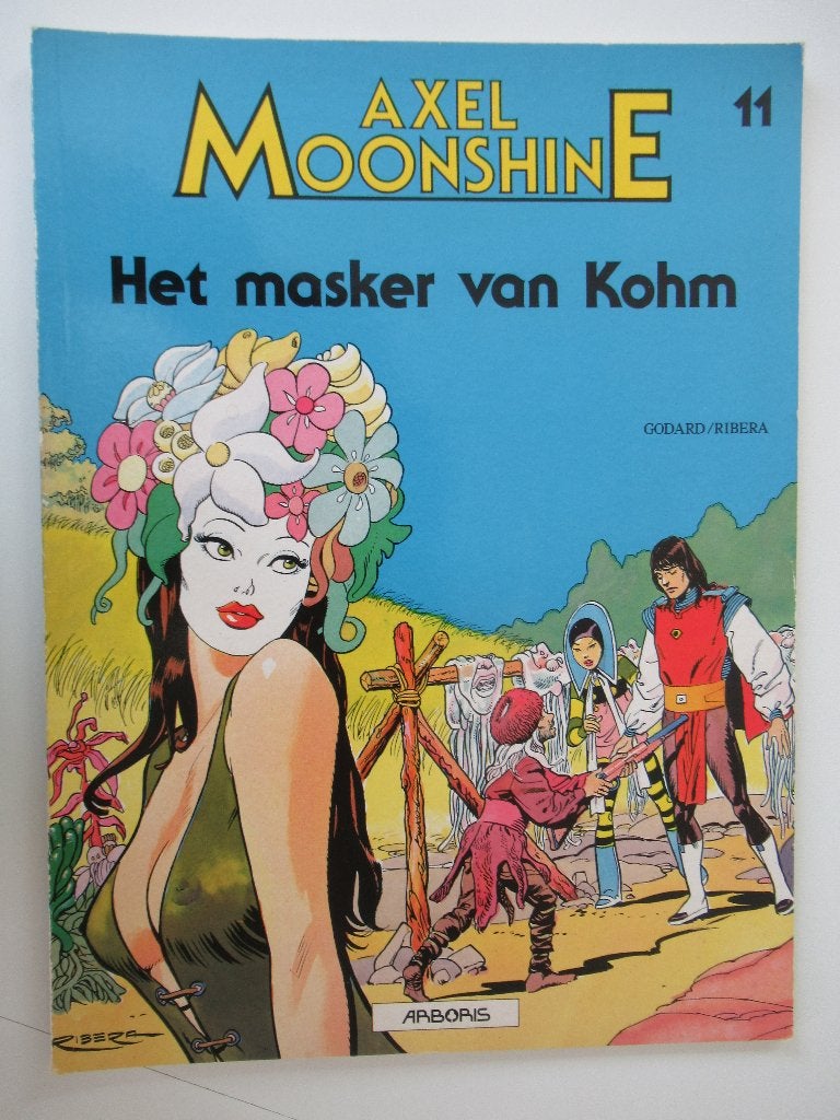 axel moonshine..nr.11..het masker van kohm........1st, Boeken, Ophalen of Verzenden, Gelezen