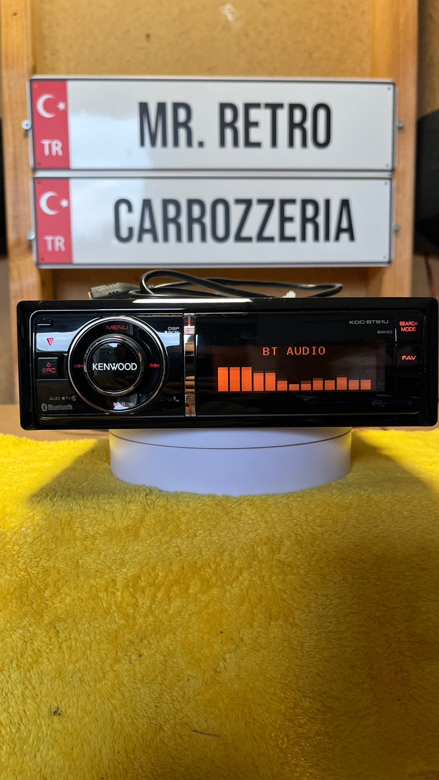 KENWOOD BLUETOOTH/Cd AUTORADIO, Auto diversen, Autoradio's, Gebruikt, Ophalen of Verzenden