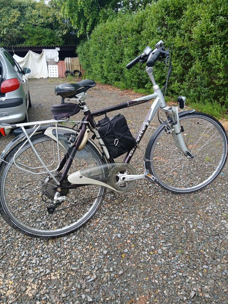 Elektrische gazelle herenfiets alles werkt, Fietsen en Brommers, Elektrische fietsen, Ophalen, Gazelle