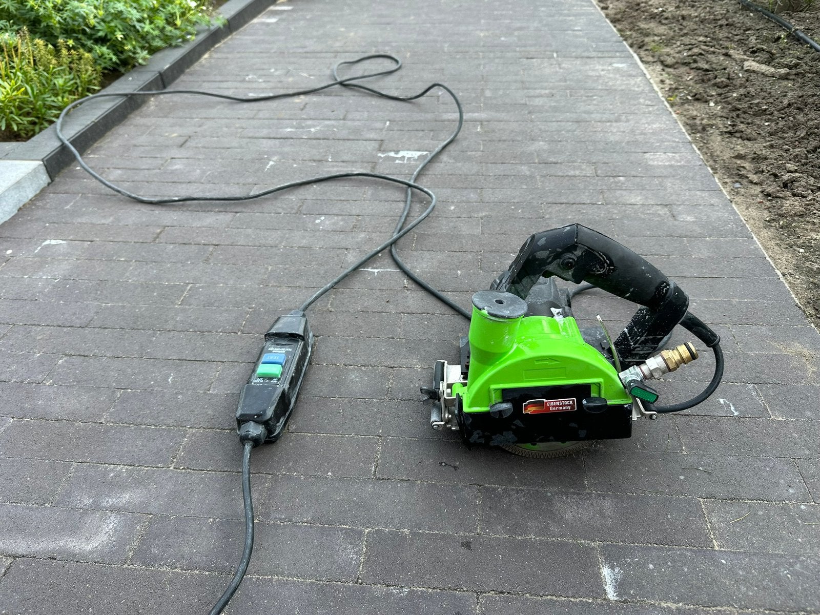 Eibenstock Tegelzaagmacine + Geleider, Ophalen, Zo goed als nieuw