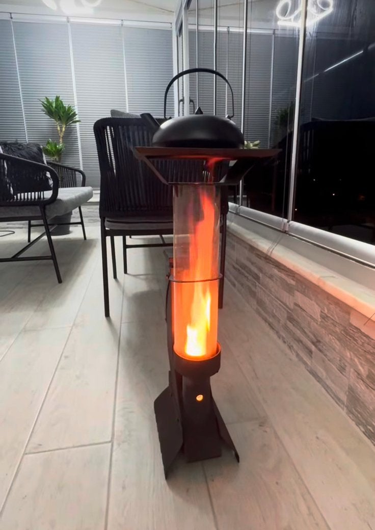 PelletKachel - Veranda Heater 70 cm, Ophalen of Verzenden, Nieuw, Hout, Pelletkachel