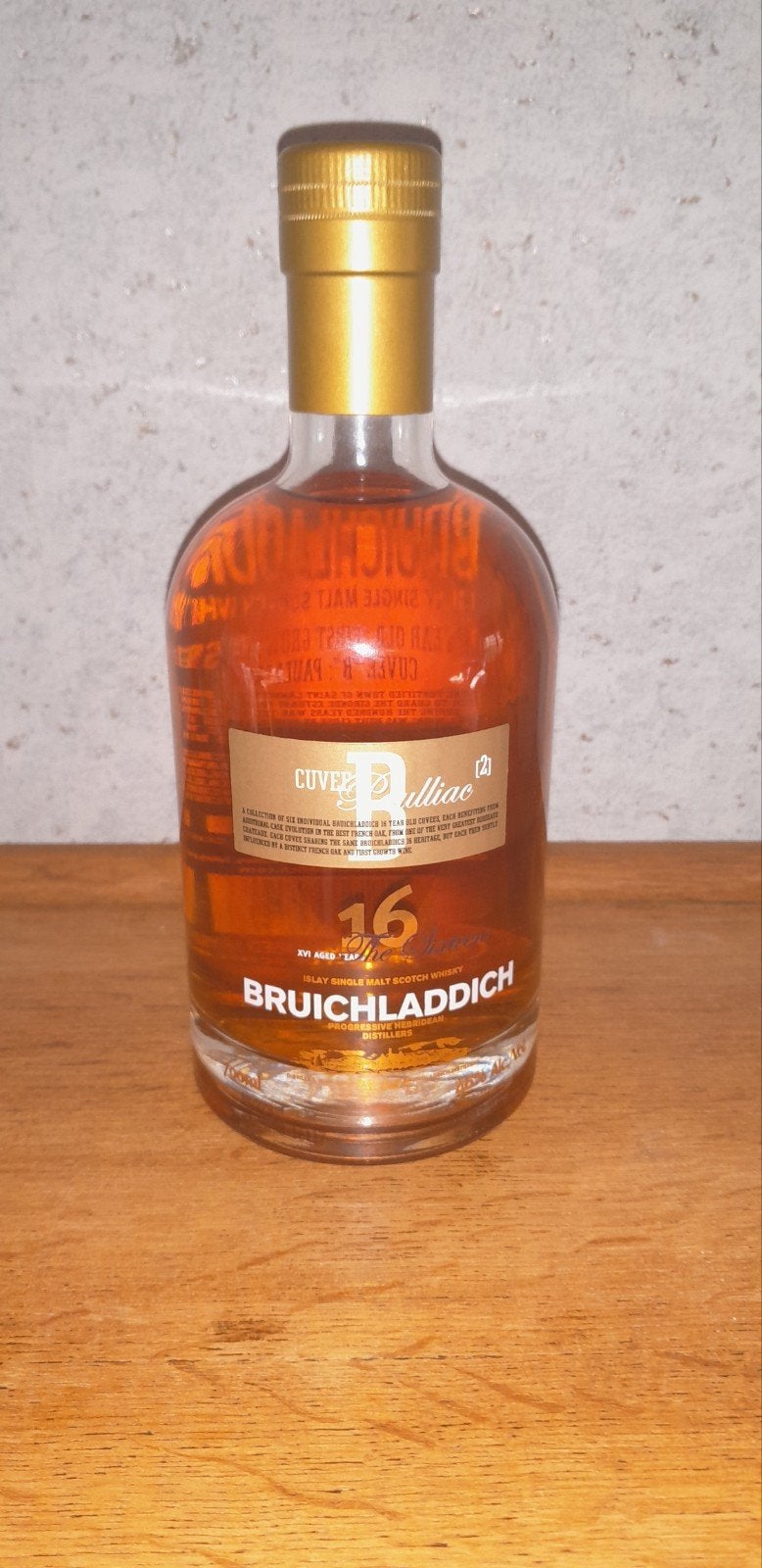 Bruichladdich 16y Cuve B, Verzamelen, Ophalen of Verzenden, Zo goed als nieuw, Overige typen