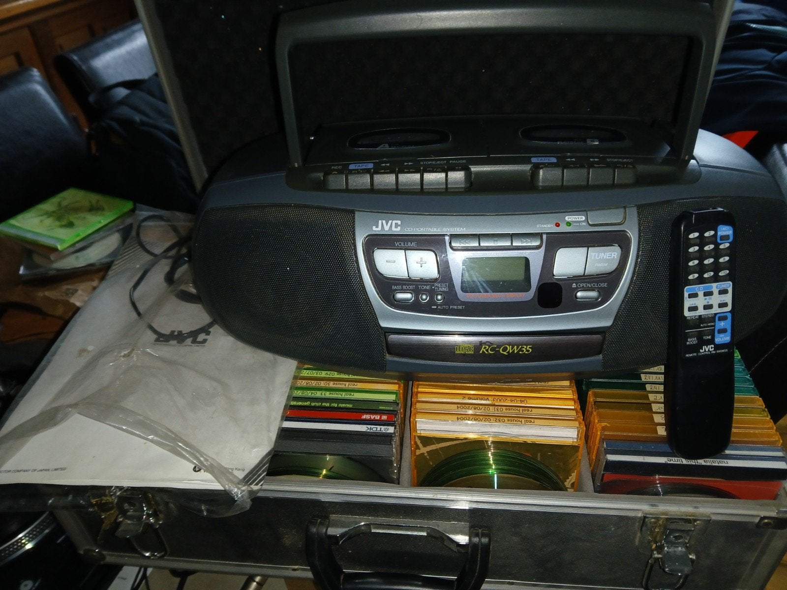 Système portable JVC CD, Enlèvement