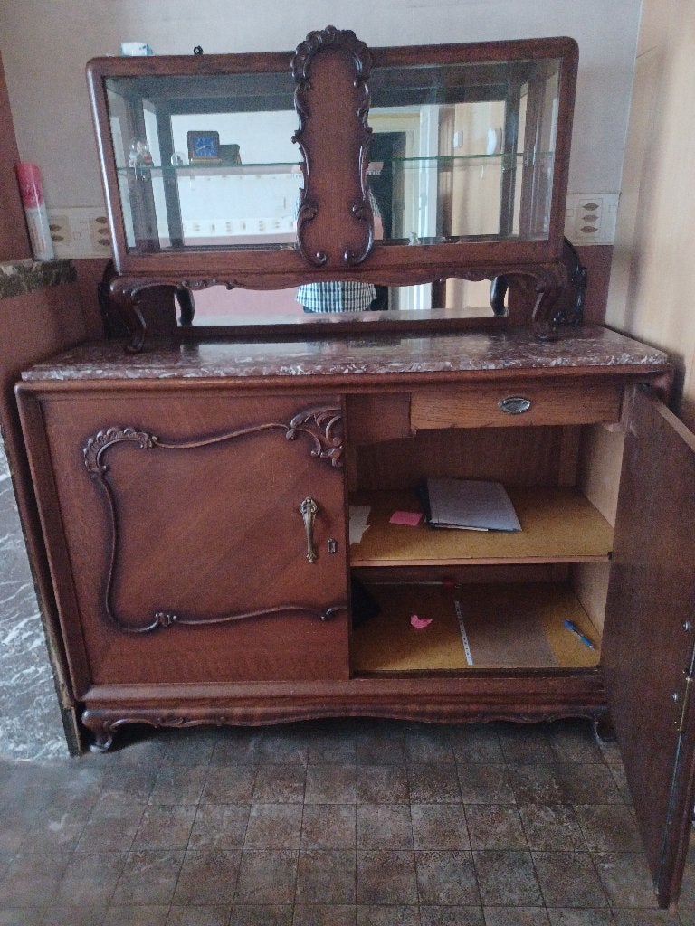 vitrine ancienne, Antiquités & Art, Enlèvement