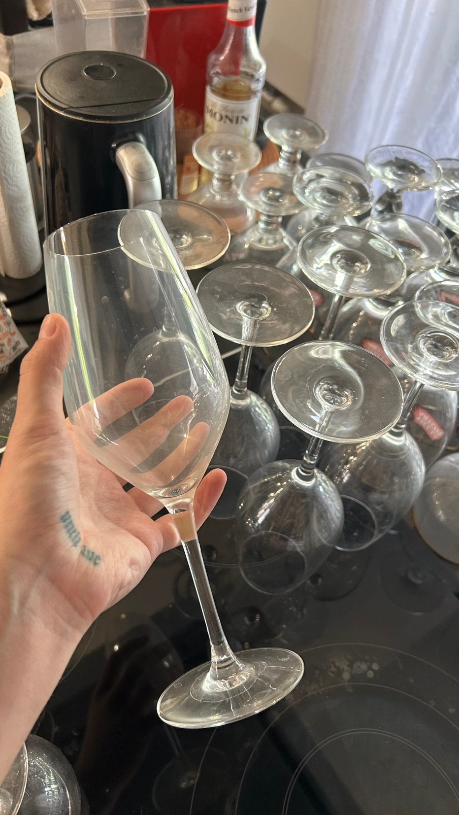 6 verres a vin, Ophalen, Nieuw