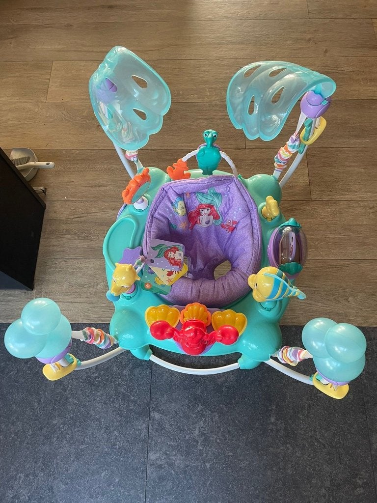 Babyjumper/Bouncer Bright Stars de kleine zeemeermin!, Kinderen en Baby's, Ophalen, Zo goed als nieuw, Babygym, Met licht