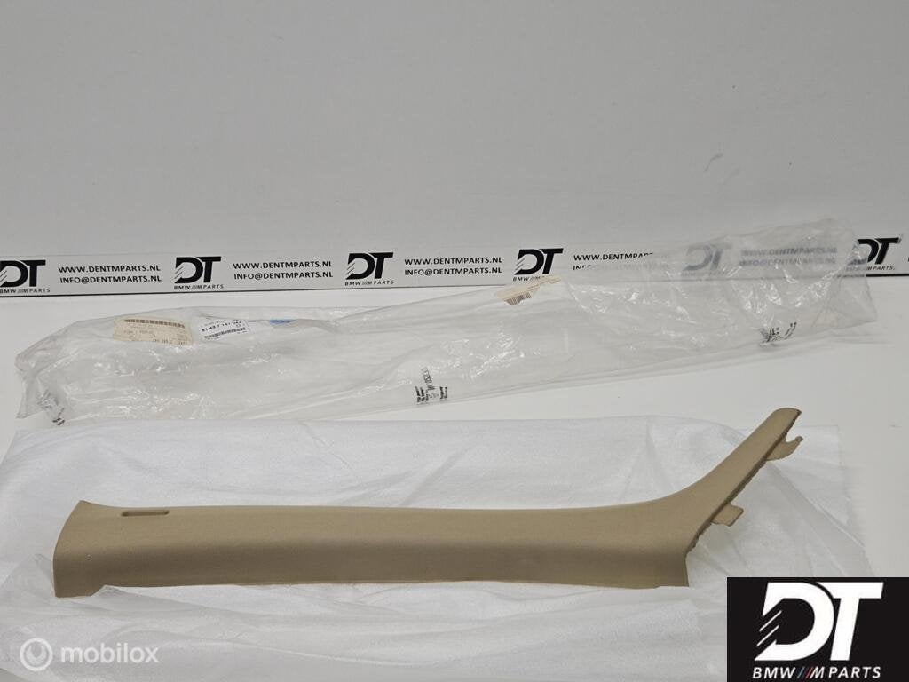 Afdekkap A-stijl links beige BMW E90 E91 51437141047, Neuf, Enlèvement ou Envoi