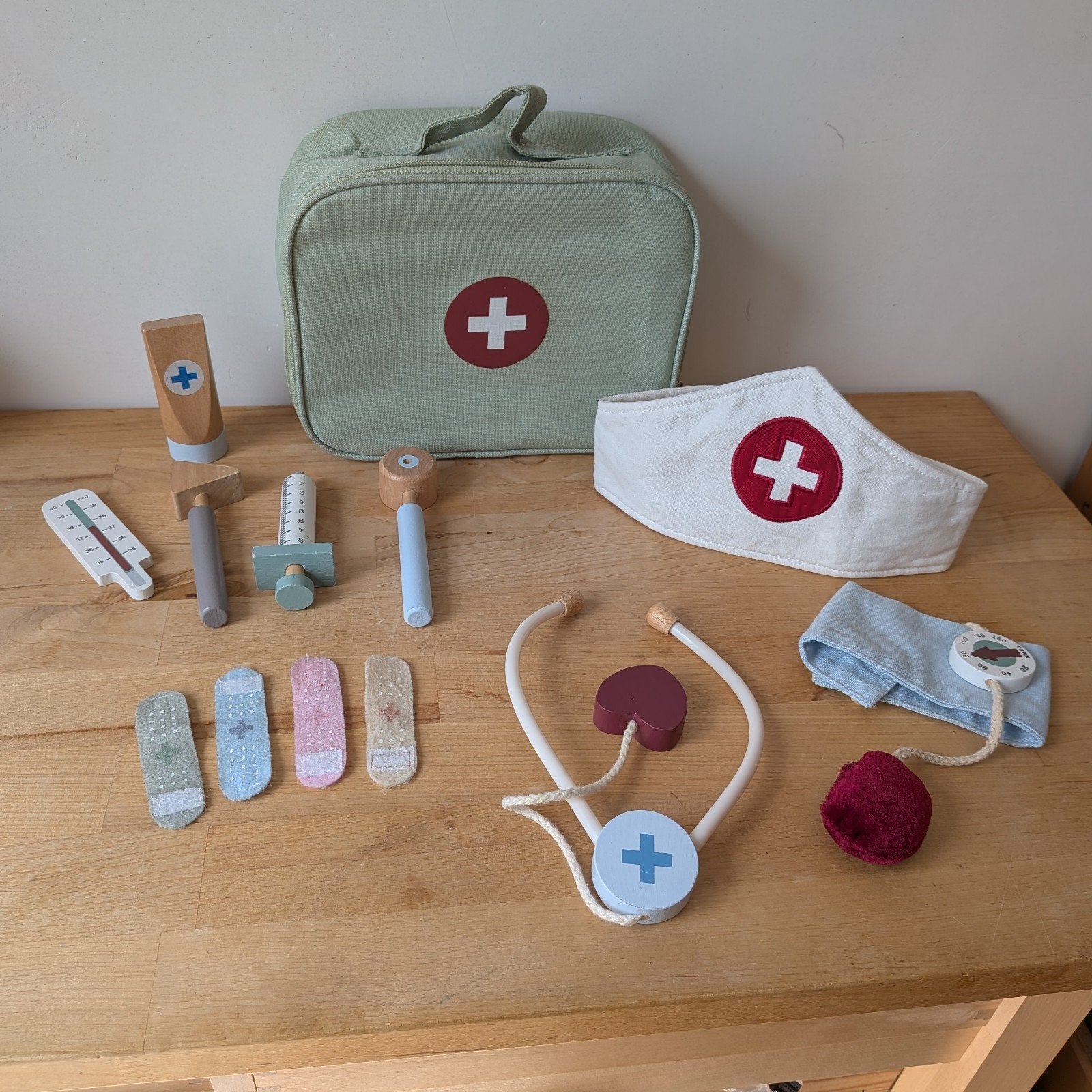 Dokterset little dutch, Kinderen en Baby's, Speelgoed | Houten speelgoed, Ophalen, Gebruikt