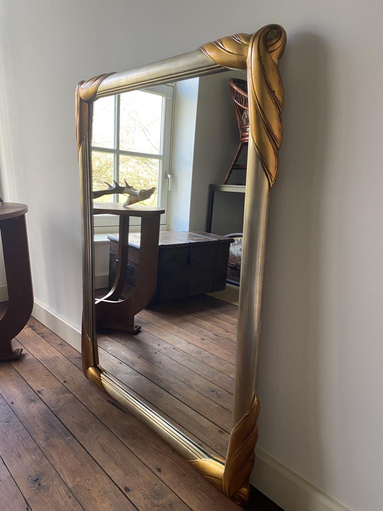 vintage spiegel Deknudt, 1970, Huis en Inrichting, Woonaccessoires | Spiegels, Ophalen, 100 tot 150 cm, Zo goed als nieuw, 75 tot 100 cm