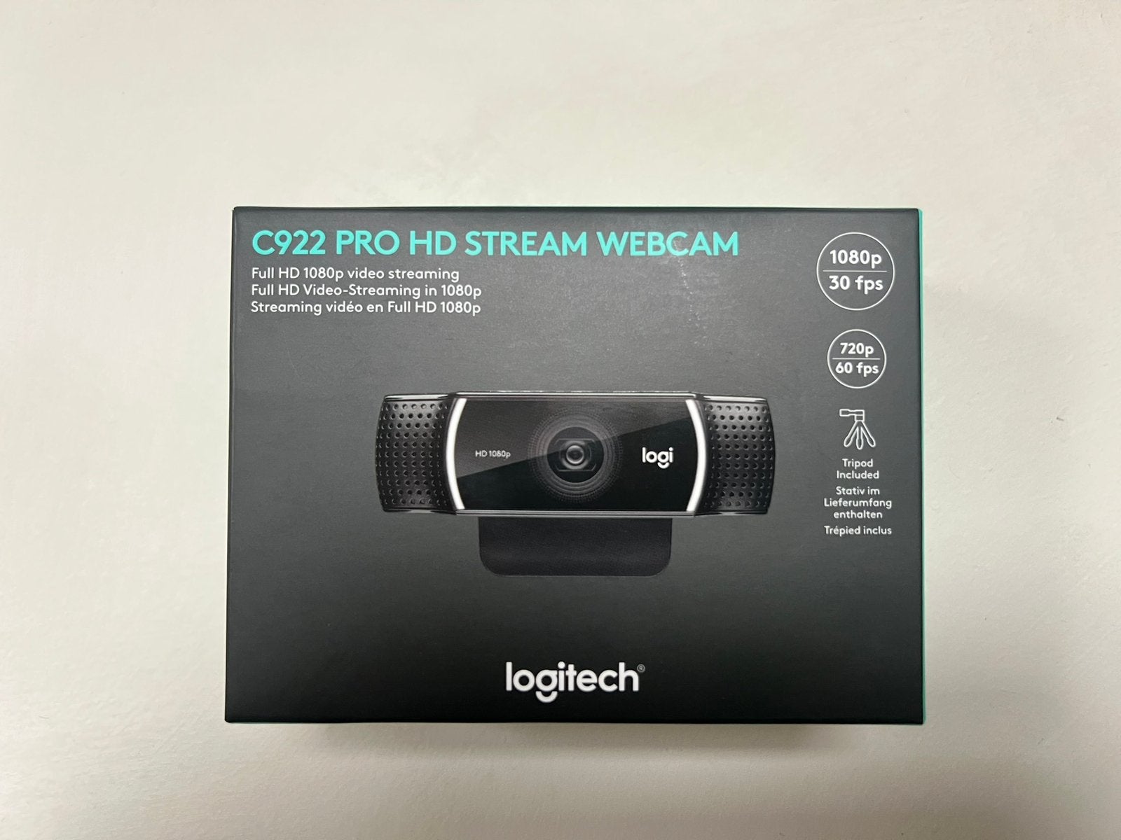 Webcam Logitech C922 PRO HD, Computers en Software, Ophalen of Verzenden, Nieuw