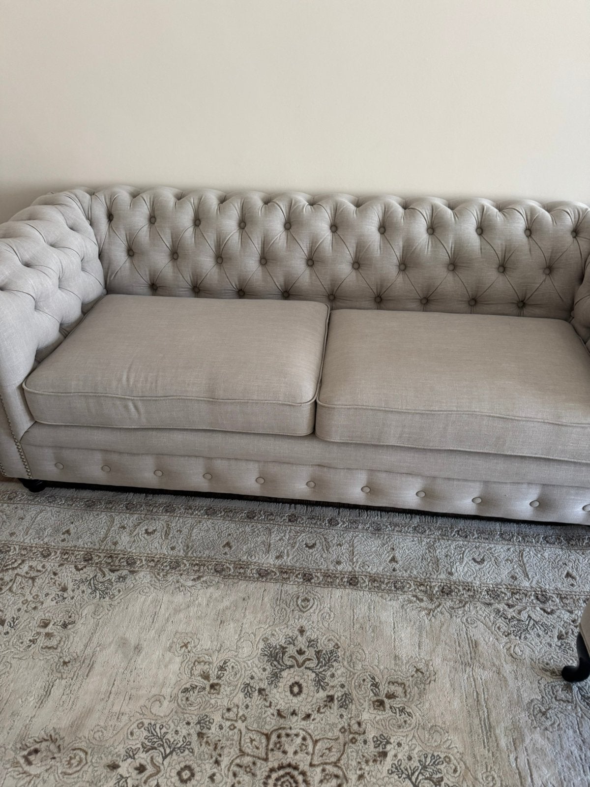 Salon Chesterfield, Maison & Meubles, Enlèvement ou Envoi, Comme neuf