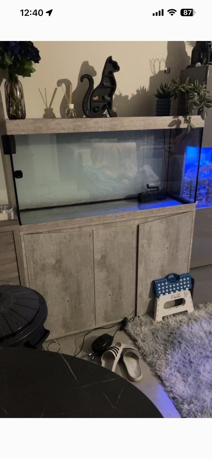 Aquarium te koop met discussen, Dieren en Toebehoren, Ophalen, Zo goed als nieuw, Filter, JBL
