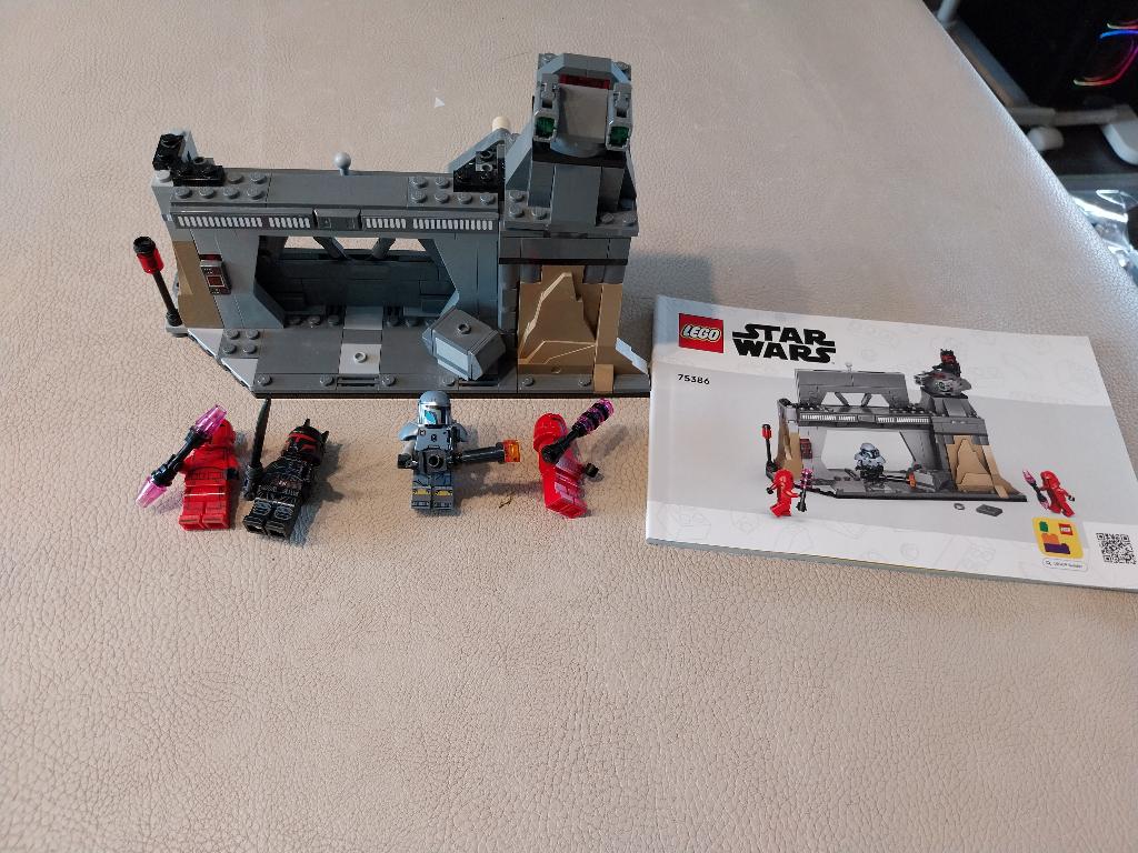 lego star wars 75386 Paz Vizsla and Moff Gideon Battle, Star Wars, Lego, Ophalen of Verzenden, Zo goed als nieuw