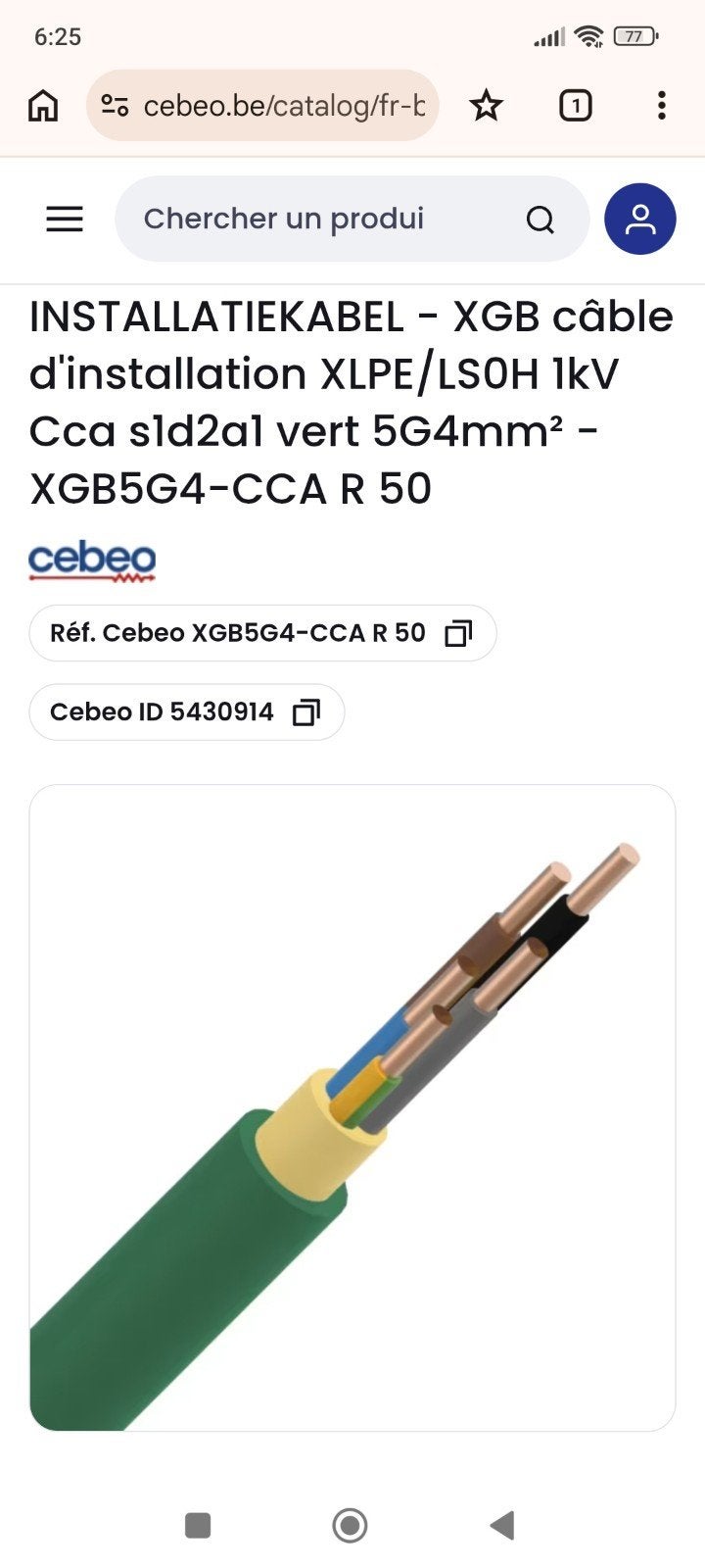 câble électrique, Bricolage & Construction, Enlèvement