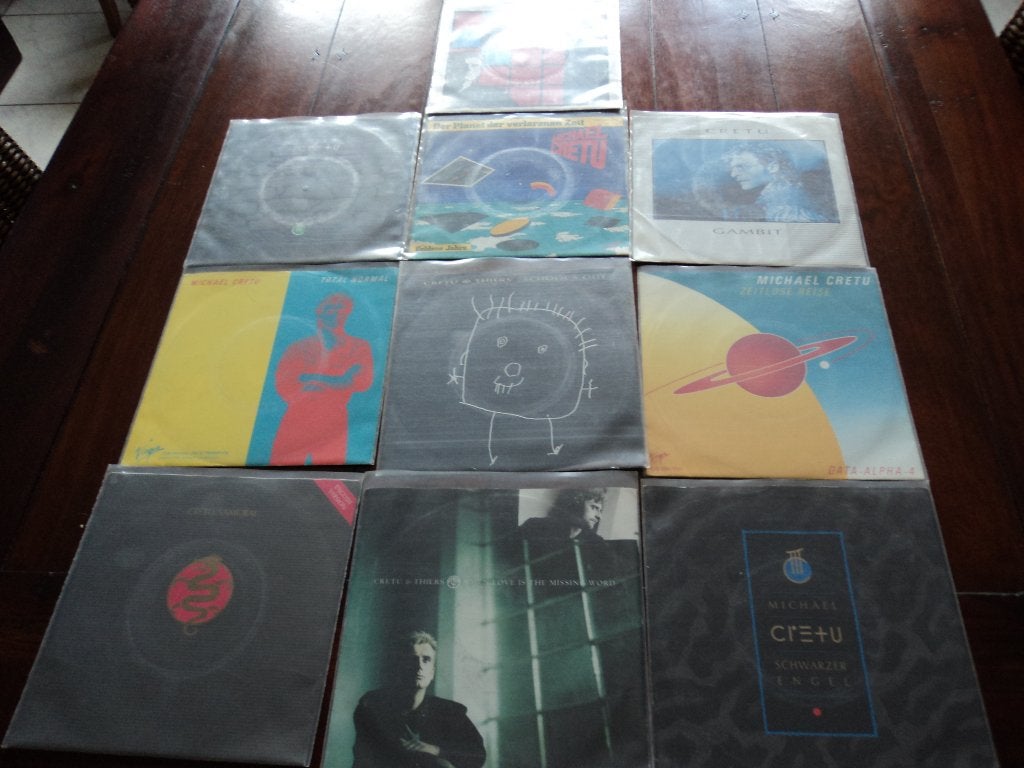 Michael Cretu: lot van 10 singles voor 10 euro!, Cd's en Dvd's, Vinyl Singles, Gebruikt, Overige genres, 7 inch, Ophalen of Verzenden