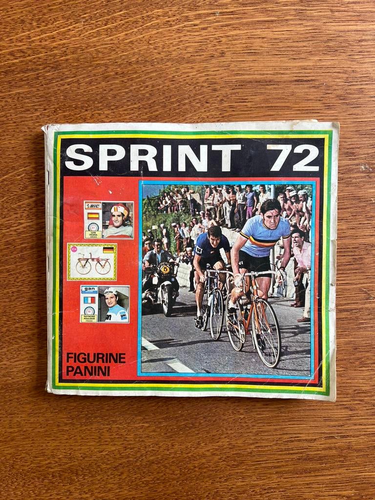 Panini Sprint 72 - Volledig Compleet - Eddy Merckx, Collections, Enlèvement ou Envoi, Utilisé