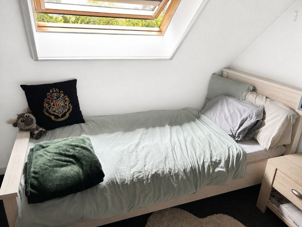 één persoonsbed, Ophalen, Gebruikt, 90 cm, Eenpersoons
