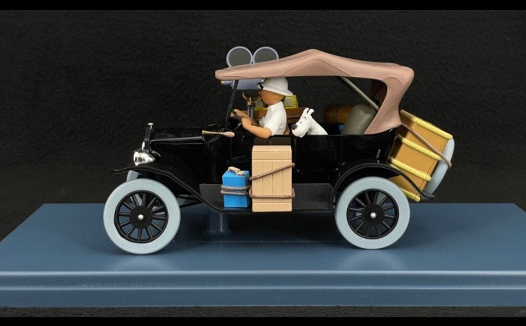 Tintin au Congo-Ford T noire n5 – Moulinsart Hachette 1/24, Verzamelen, Ophalen of Verzenden, Nieuw, Overige typen