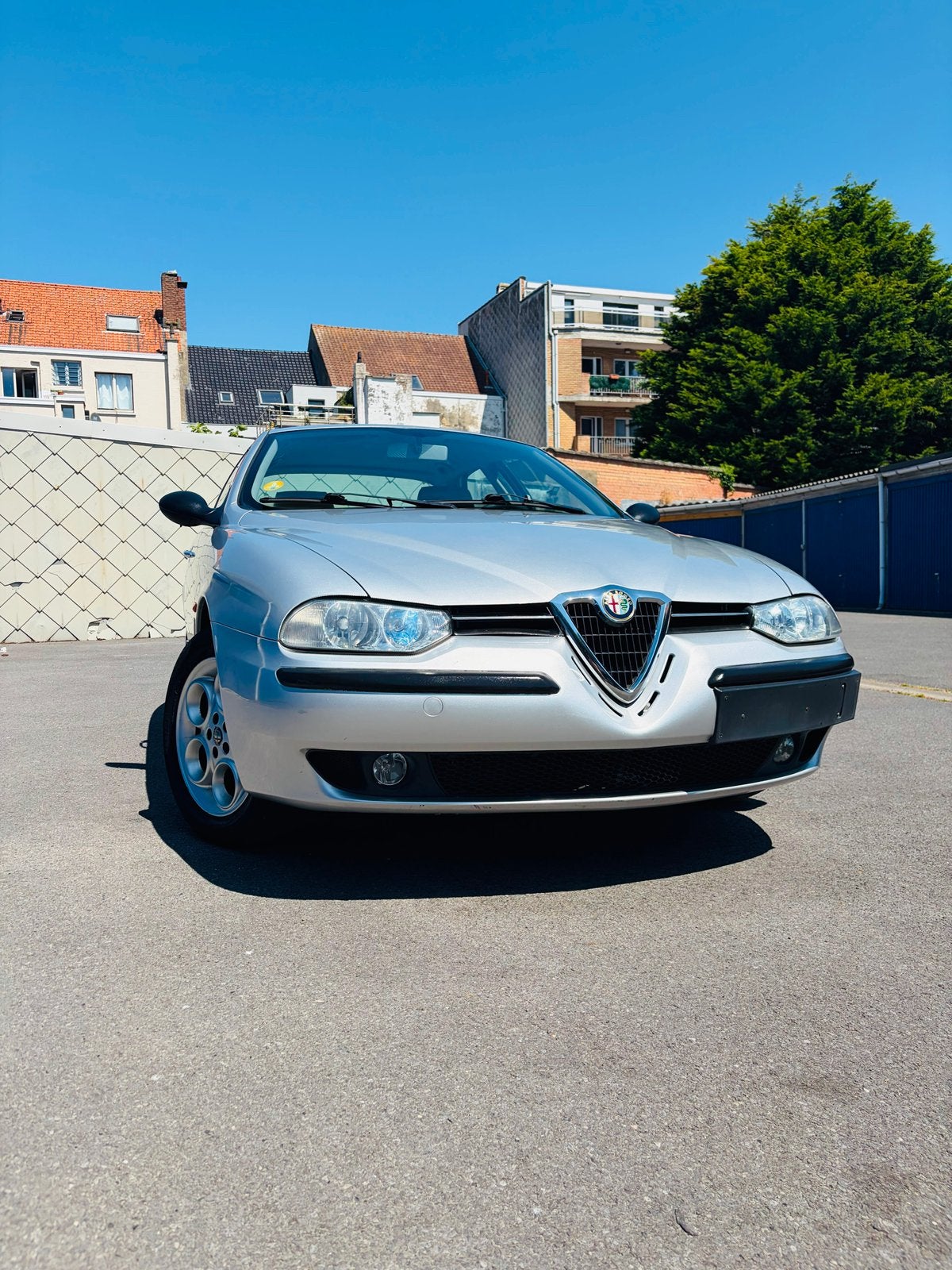 Alfa Romeo 156 benzine, in goede staat, met keuring., Autos, Alfa Romeo, Achat, Entreprise, Air conditionné, Essence