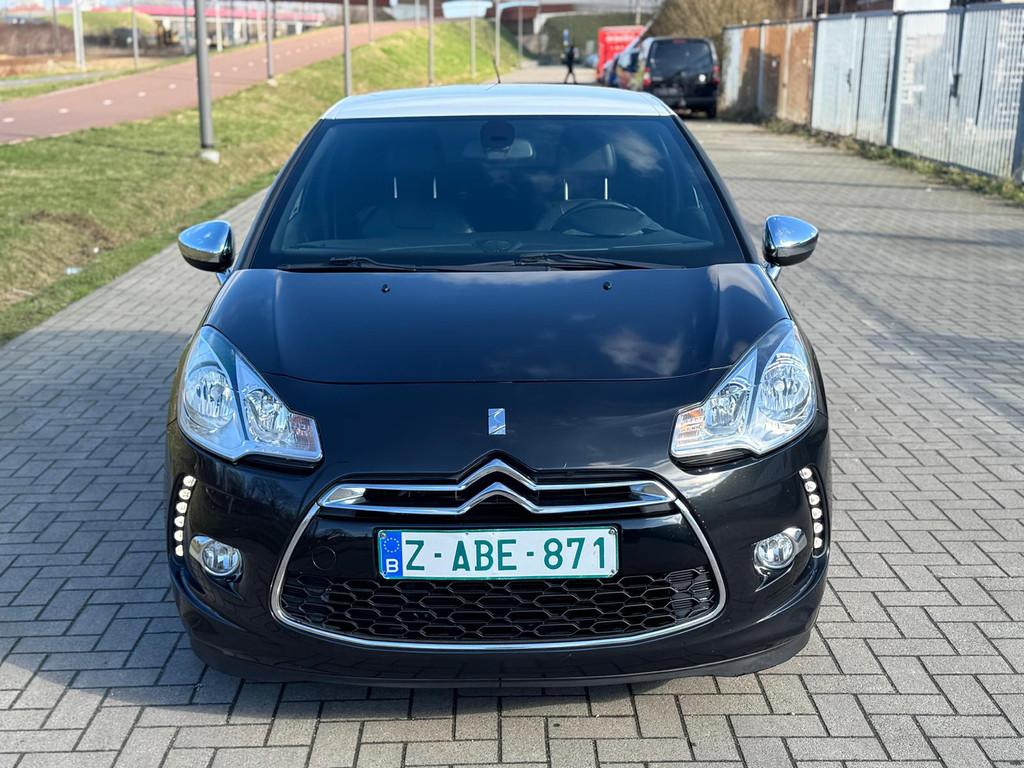 Citroën DS3 | Benzine | Euro 5, Auto's, Citroën, Gebruikt, 4 cilinders, Zwart, Leder