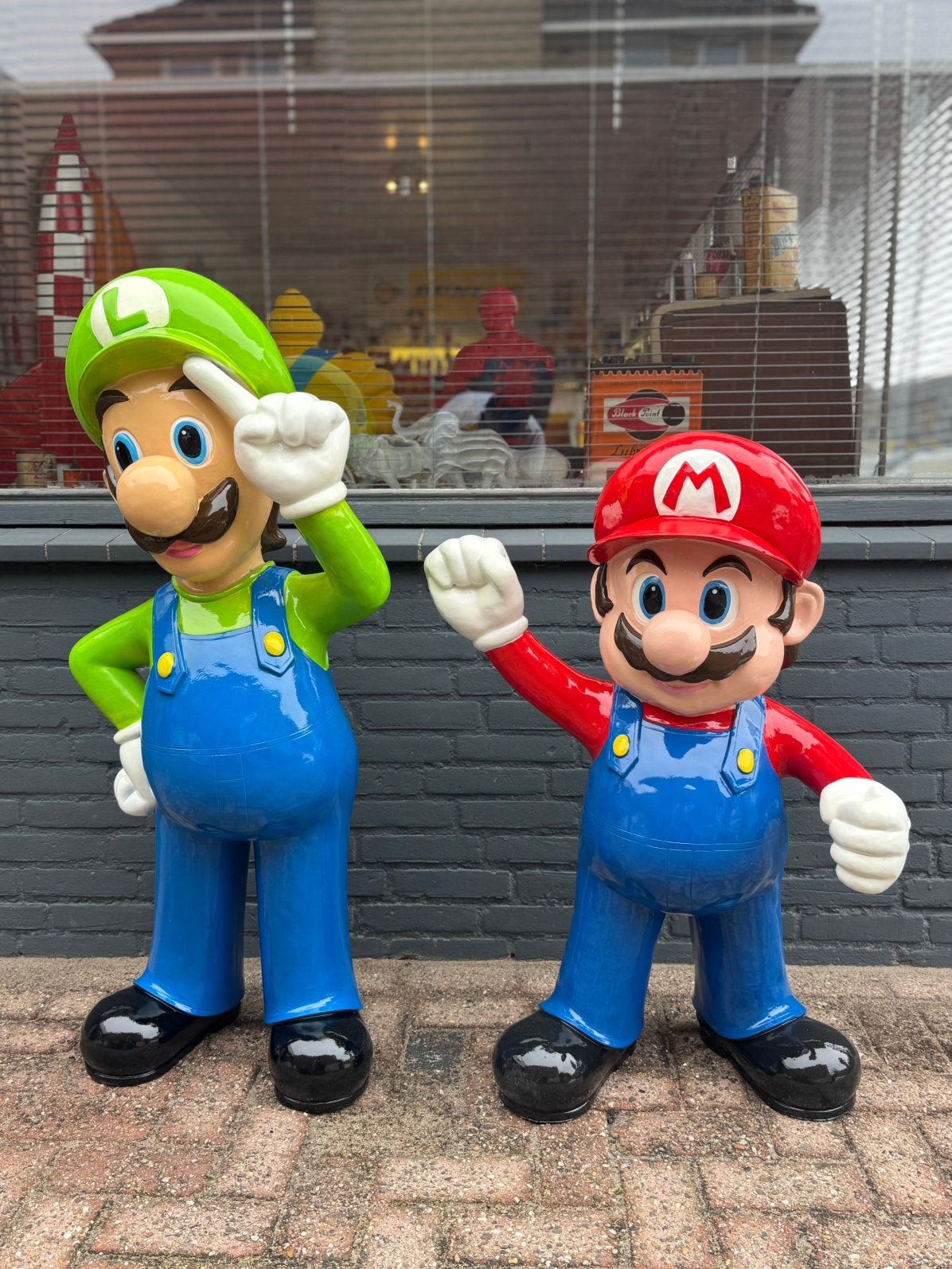 Mario en Luigi beeld XL, Verzamelen, Ophalen, Zo goed als nieuw, Mens