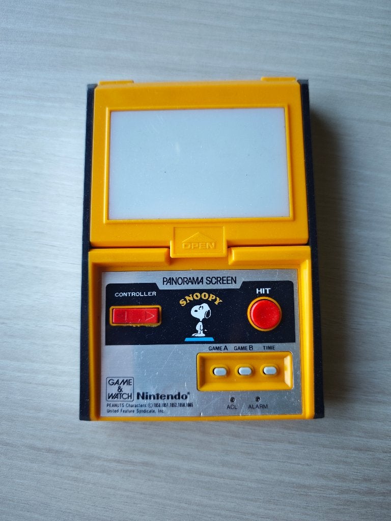 Game & Watch Snoopy Panorama SM-91, Games en Spelcomputers, 1 speler, Ophalen, Gebruikt