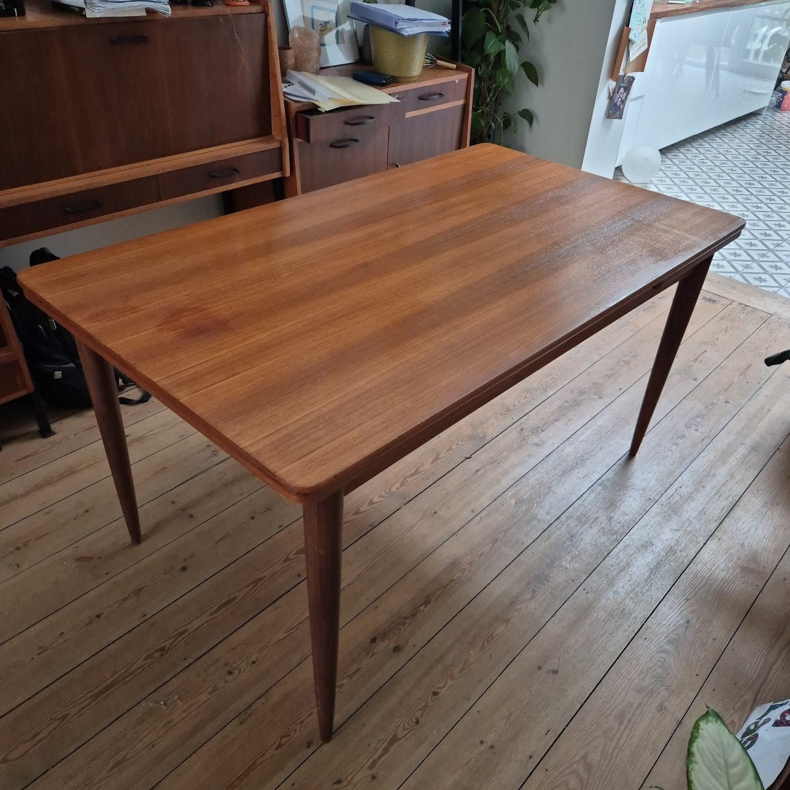 Vintage eettafel Deens, Ophalen