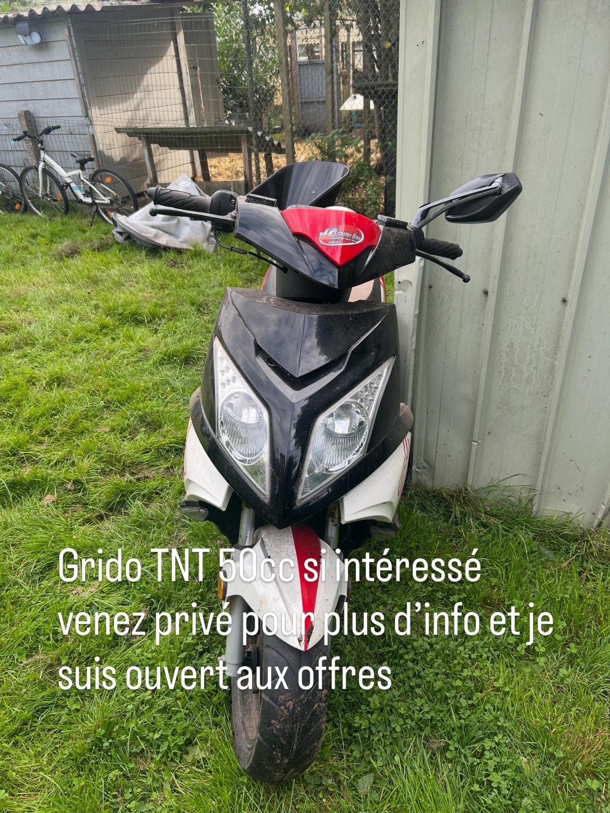 Grido TNT, Vélos & Vélomoteurs, Enlèvement ou Envoi, Utilisé, Classe B (45 km/h), 50 cm³