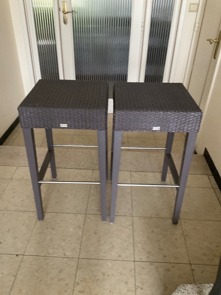 Tabourets hauts wIlliams collection, Maison & Meubles, Tabourets de bar, 2 tabourets, Comme neuf, 60 à 90 cm, Enlèvement