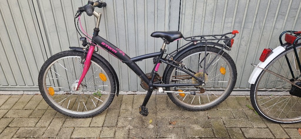 Meisjes fiets 24 inch, Ophalen, Velgrem, Handrem, Gebruikt