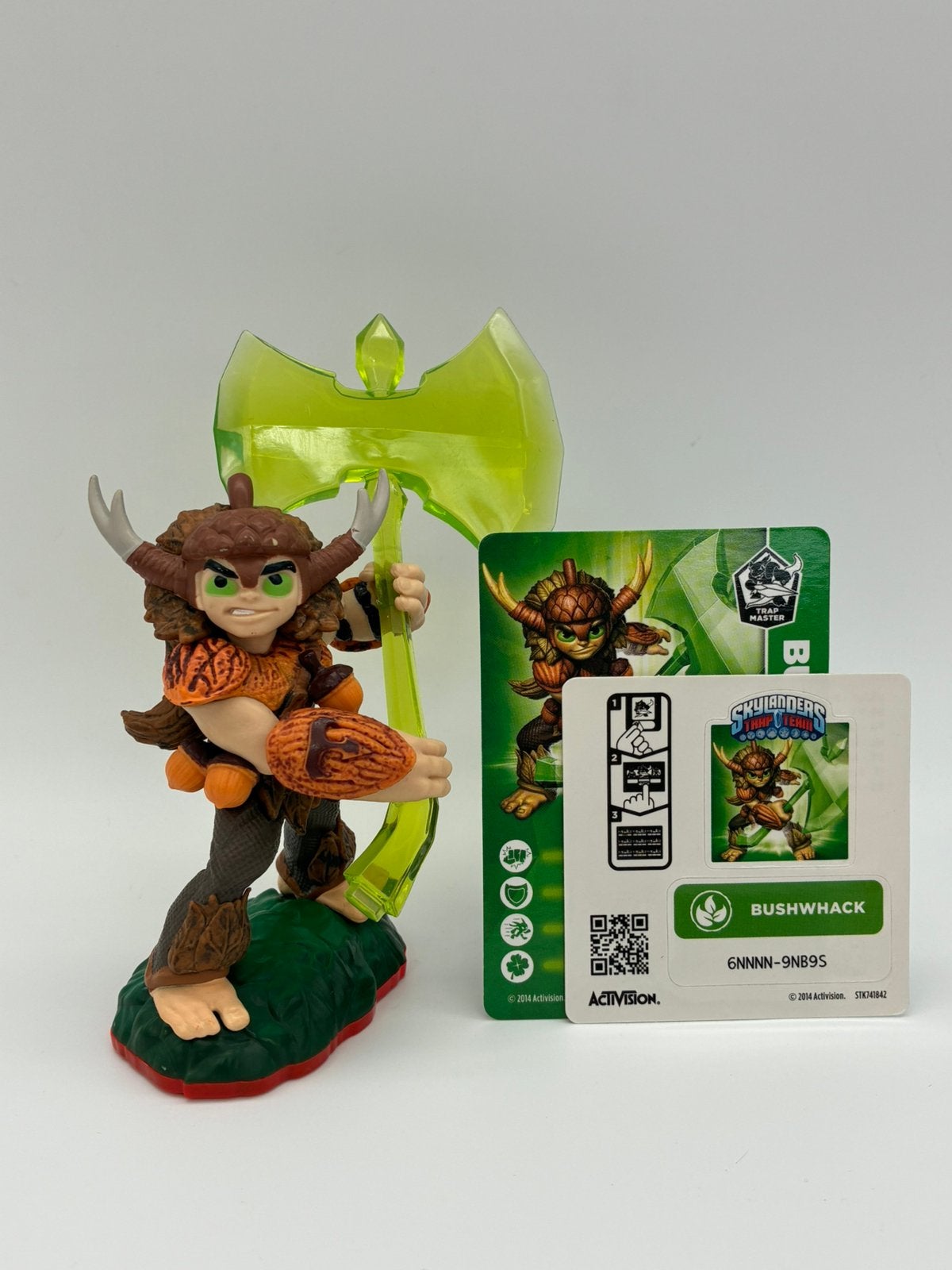 Skylanders Trap Team Bushwhack avec autocollant et carte, Envoi, Comme neuf