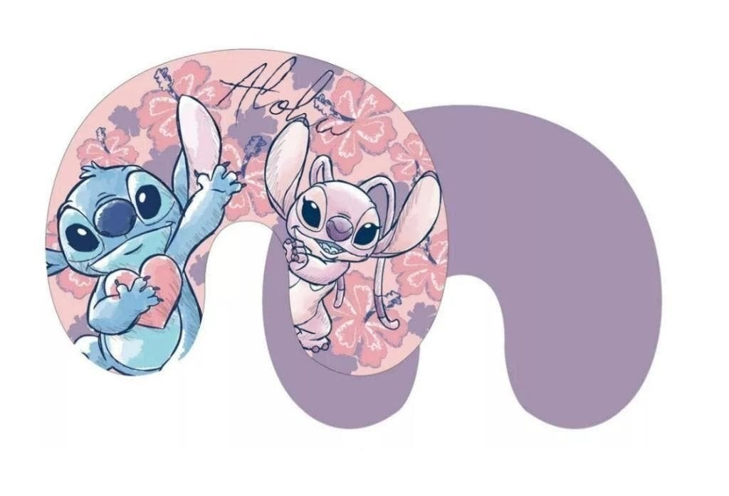 Stitch Reiskussen / Nekkussen - Disney - Roze of Blauw, Ophalen of Verzenden, Nieuw