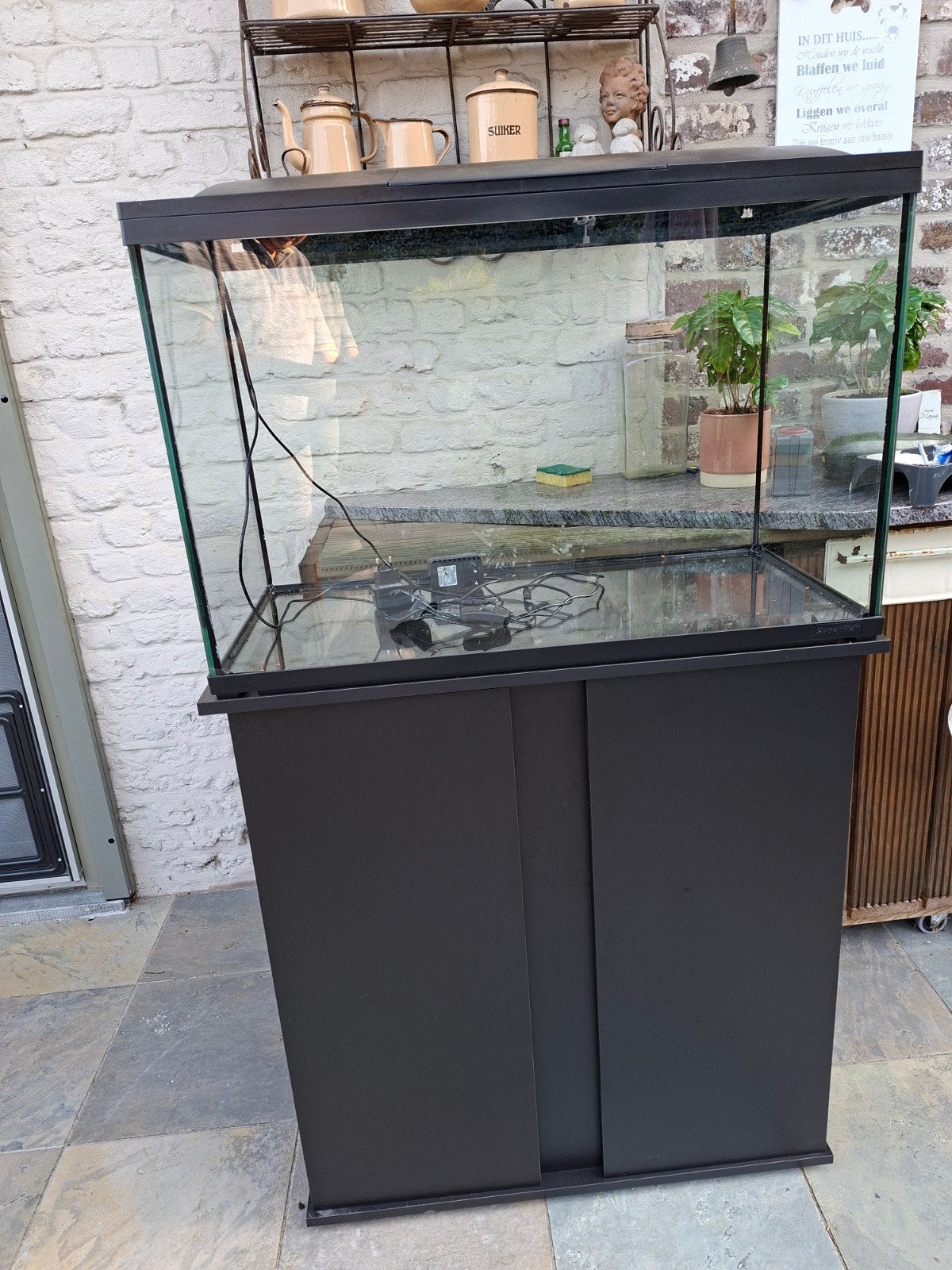 Aquarium 120 liter, Dieren en Toebehoren, Vissen | Aquaria en Toebehoren, Ophalen