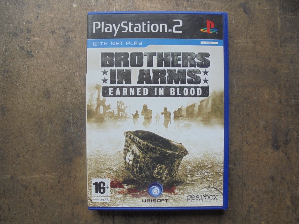 Brothers In Arms Earned In Blood voor PS2 (zie foto's), Games en Spelcomputers, Games | Sony PlayStation 2, Gebruikt, Shooter