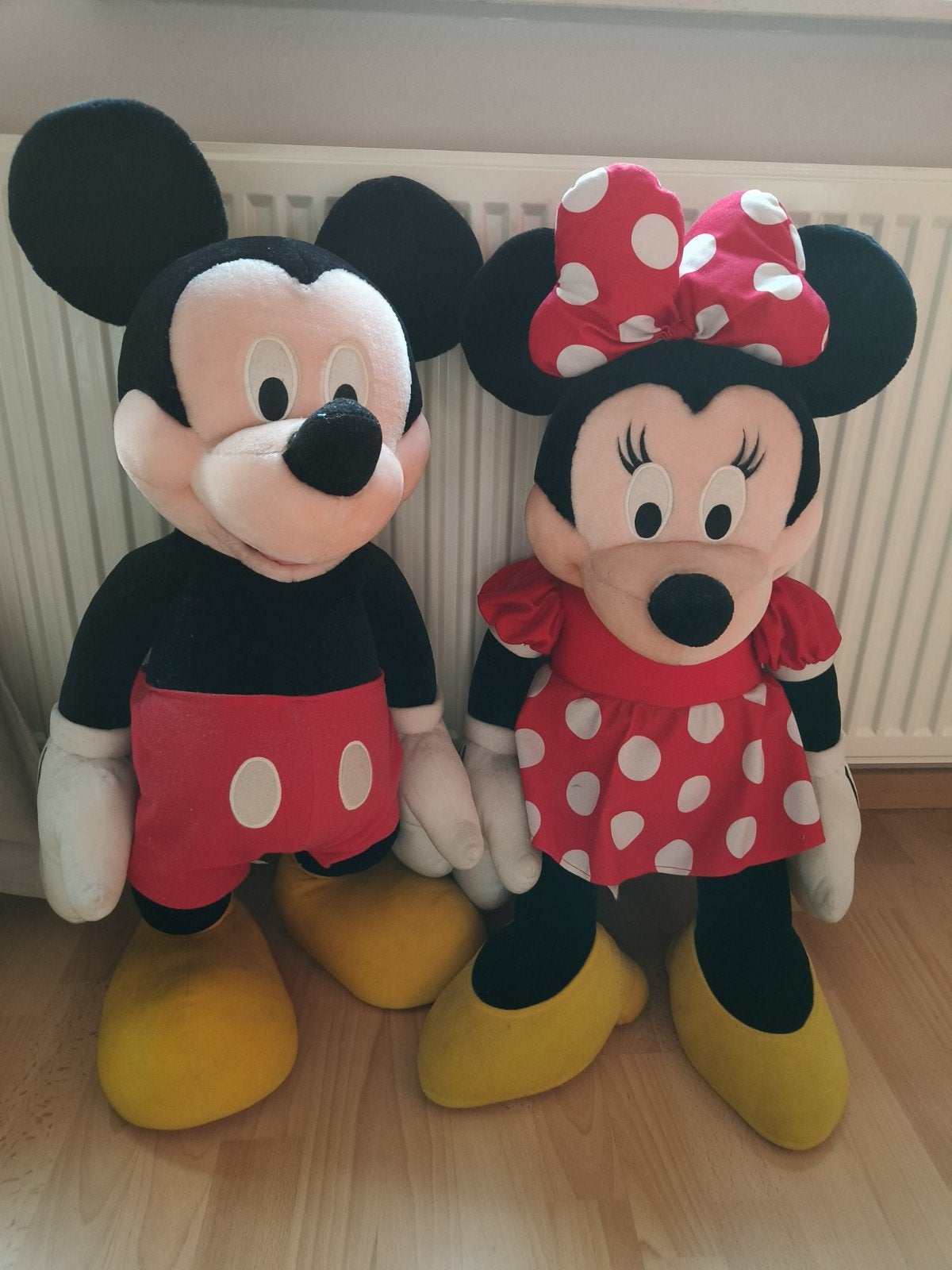 Mickey & Minnie Mouse 70 cm, Verzamelen, Ophalen, Mickey Mouse, Zo goed als nieuw, Knuffel