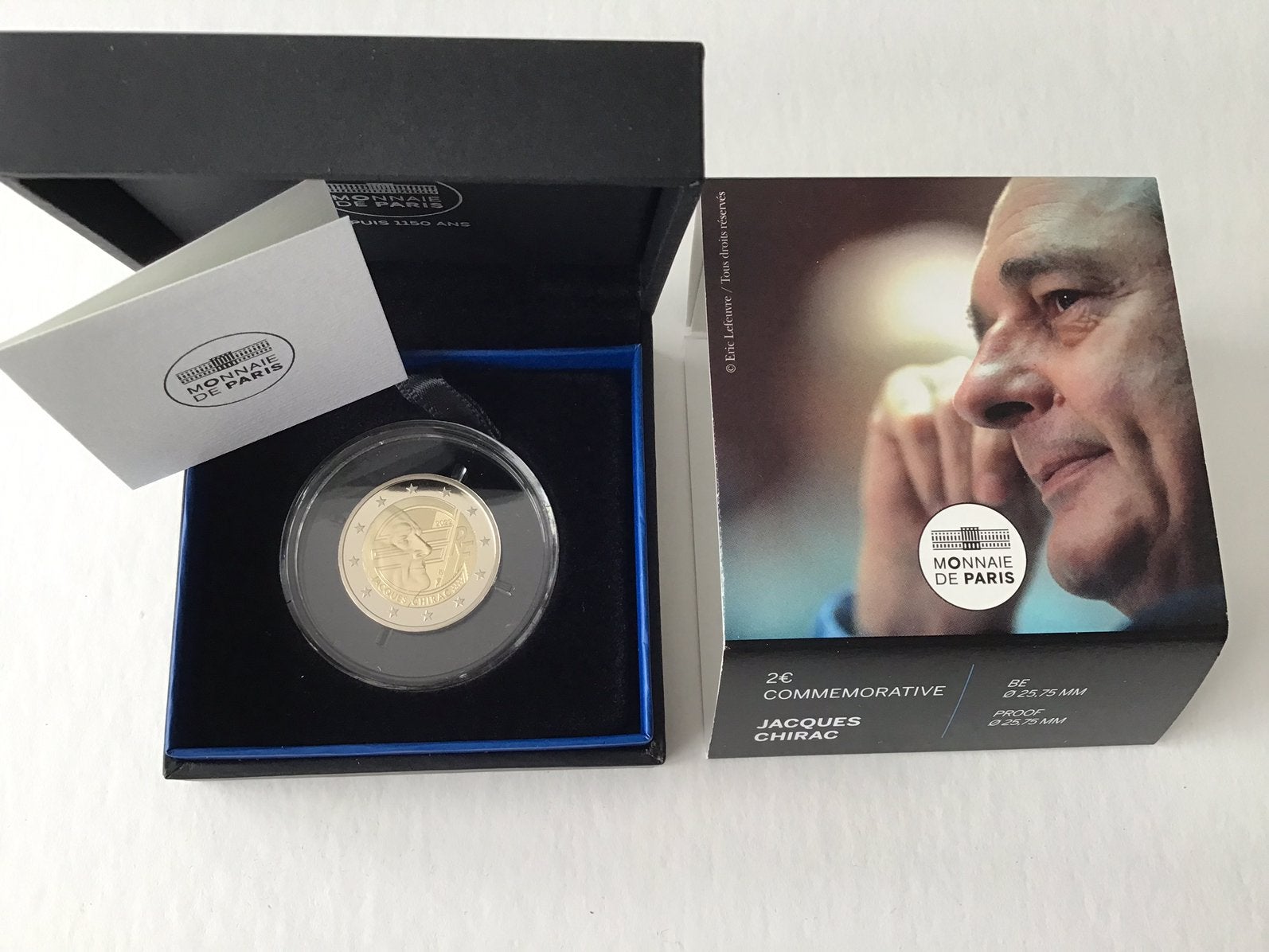 Frankrijk 2 euro Jacques Chirac 2022 Proof, Ophalen of Verzenden, Frankrijk, 2 euro