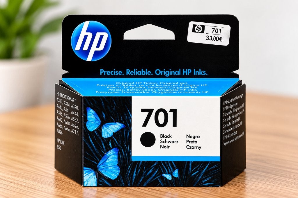 Originele HP 701 zwarte inktcartridge – 17 ml – CC635AE, Ophalen of Verzenden, Nieuw, Cartridge, HP ORIGINAL