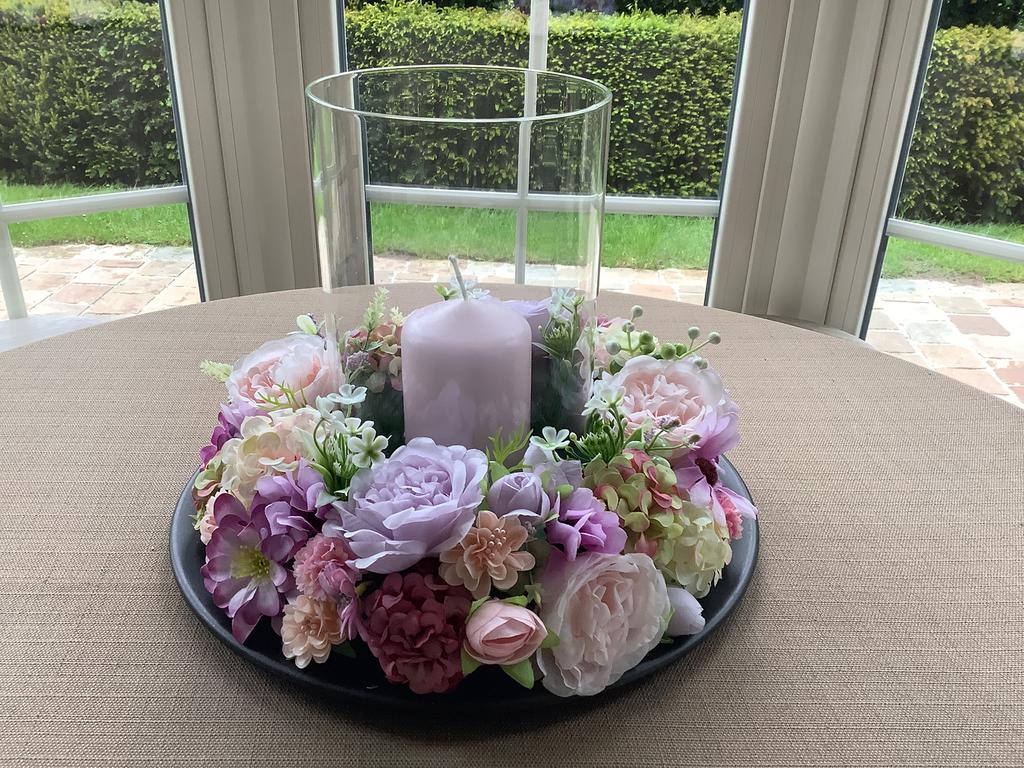 BLOEMSTUK WINDLICHT 35 CM, Huis en Inrichting, Woonaccessoires | Kransen, Ophalen, Nieuw